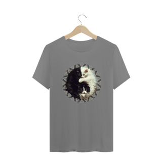 Nome do produto CAMISETA T-SHIRT PLUS SIZE, CAT YIN YANG