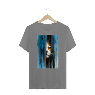 Nome do produto CAMISETA T-SHIRT PLUS SIZE, MYSTERIOUS CAT