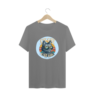 Nome do produto CAMISETA T-SHIRT PLUS SIZE, CAT GIRL