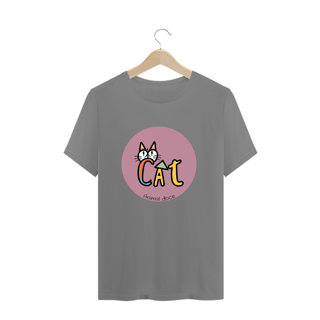 Nome do produto CAMISETA T-SHIRT PLUS SIZE, CAT LETRAS