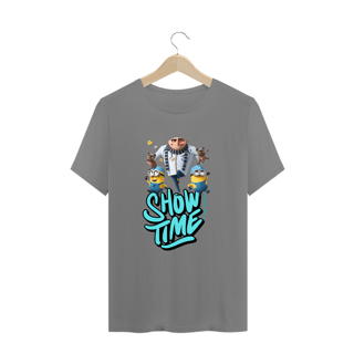 Nome do produto CAMISETA T-SHIRT PLUS SIZE DOG, MEU MALVADO FAVORITO SHOW TIME