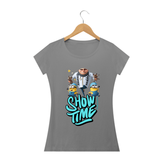 Nome do produto CAMISETA BABY LONG QUALITY CAT, MEU MALVADO FAVORITO SHOW TIME 