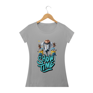 Nome do produto CAMISETA BABY LONG CLASSIC CAT, MEU MALVADO FAVORITO SHOW TIME