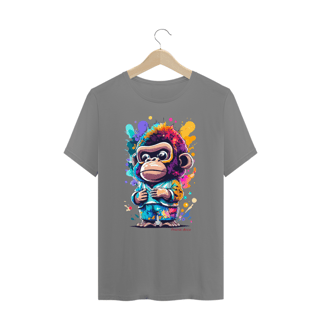 Nome do produto CAMISETA T-SHIRT PLUS SIZE, KING MONKEY