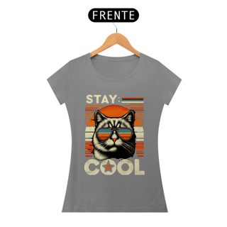 Nome do produto CAMISETA BABY LONG QUALITY CAT, STAY COOL