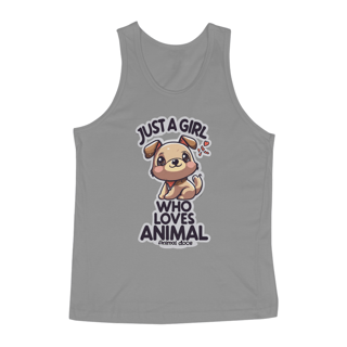 Nome do produto REGATA CLASSIC DOG, JUST A GIRL