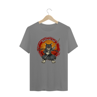 Nome do produto CAMISETA T-SHIRT PLUS SIZE, SAMURAI CAT