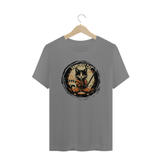 Nome do produto CAMISETA T-SHIRT PLUS SIZE, SAMURAI CAT