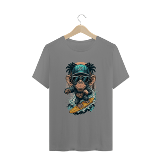 Nome do produto CAMISETA T-SHIRT PLUS SIZE, SURF MONKEY