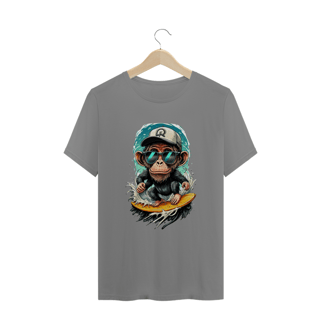 Nome do produto CAMISETA T-SHIRT PLUS SIZE, SURF MONKEY