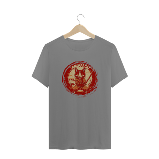 Nome do produto CAMISETA T-SHIRT PLUS SIZE, SAMURAI CAT