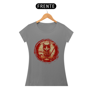 Nome do produto CAMISETA BABY LONG QUALITY, SAMURAI CAT