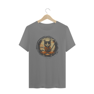 Nome do produto CAMISETA T-SHIRT PLUS SIZE, SAMURAI CAT