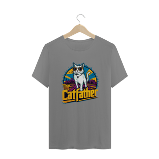 Nome do produto CAMISETA T-SHIRT PLUS SIZE CAT, THE CAT FATHER