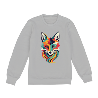 Nome do produto MOLETOM BLUSÃO UNISSEX FECHADO-P M G GG-COLOR FOX, POSSUI INTERIOR FLANELADO, PUNHO E BARRA EM RETILINEA  