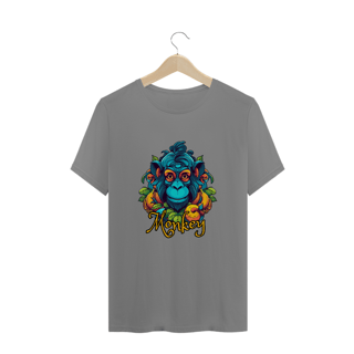 Nome do produto CAMISETA T-SHIRT PLUS SIZE, MONKEY