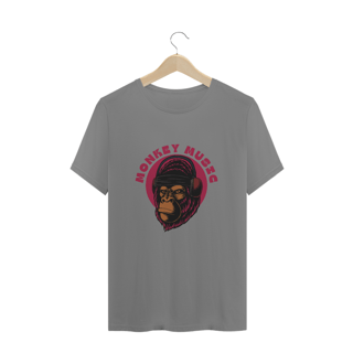 Nome do produto CAMISETA T-SHIRT PLUS SIZE, MONKEY MUSIC