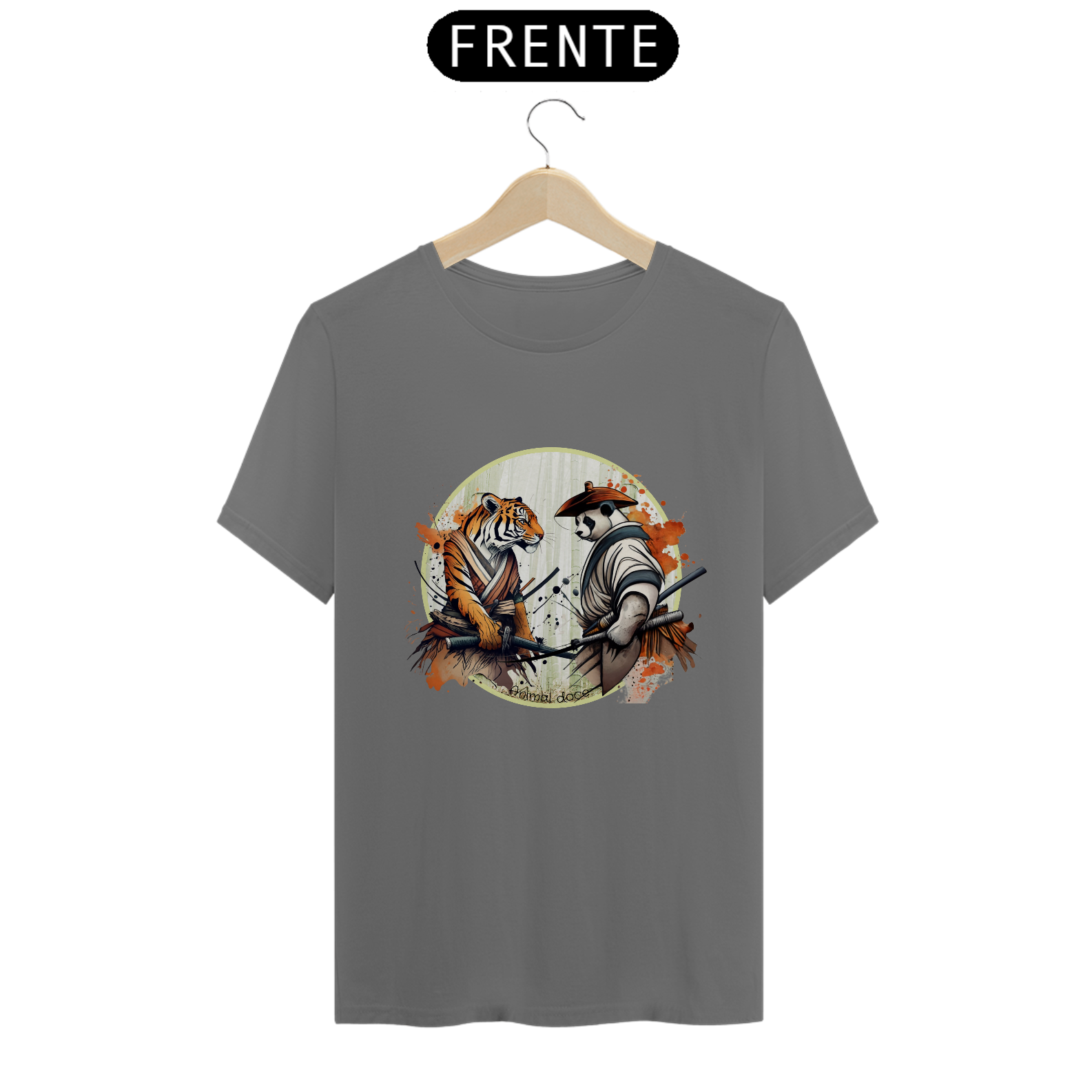 CAMISETA T-SHIRT ESTONADA, SAMURAI TIGER 02