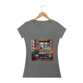 Nome do produto CAMISETA BABY LONG ESTONADA, FRIENDS 