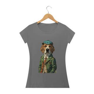 Nome do produto CAMISETA BABY LONG ESTONADA, DOG BEAGLE SHERLOCK HOLMES
