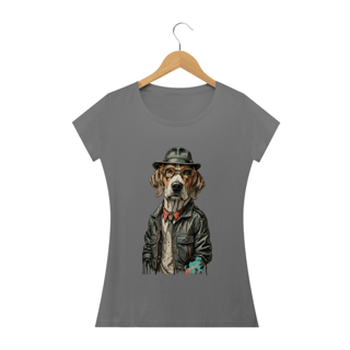 Nome do produto CAMISETA BABY LONG ESTONADA, DOG BEAGLE SHERLOCK HOLMES