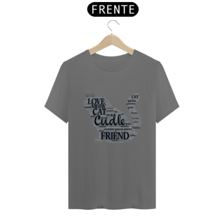 Nome do produto CAMISETA T-SHIRT ESTONADA, CAT LETRAS