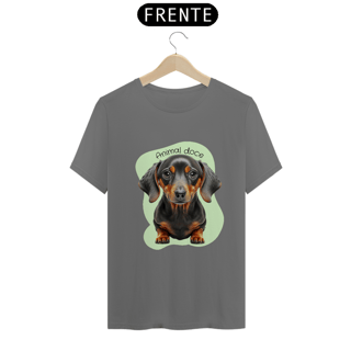 CAMISETA T-SHIRT ESTONADA DOG, MINIATURE DACHSHUND