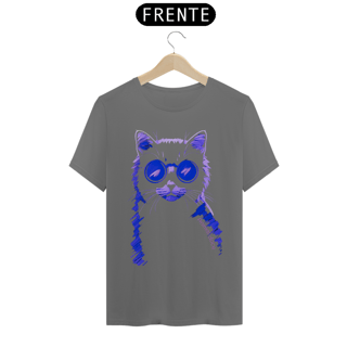 CAMISETA T-SHIRT ESTONADA, CAT TRAÇOS