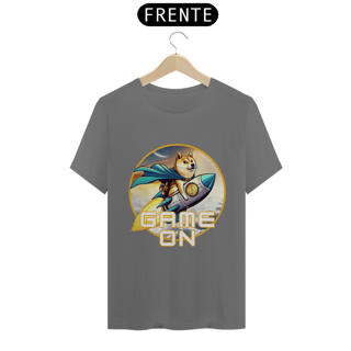 Nome do produto CAMISETA T-SHIRT ESTONADA, BITCOIN GAME ON