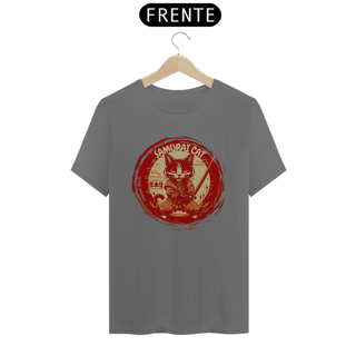 Nome do produto CAMISETA T-SHIRT ESTONADA, SAMURAI CAT