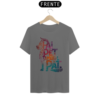Nome do produto CAMISETA T-SHIRT ESTONADA DOG, PAI DE PET TAMBÉM E PAI