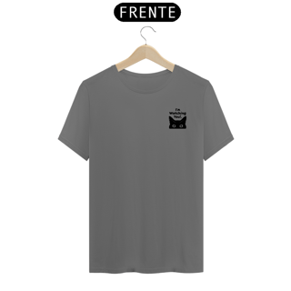 Nome do produto CAMISETA T-SHIRT ESTONADA MINIMALISTA, I`M WATCHING YOU