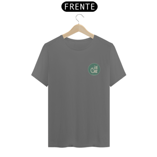 Nome do produto CAMISETA T-SHIRT ESTONADA, MINIMALISTA CAT LETRAS