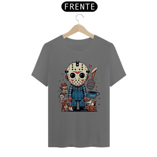 Nome do produto CAMISETA T-SHIRT ESTONADA PETS, LINHA FILME VERSÃO FOFINHA JASON 