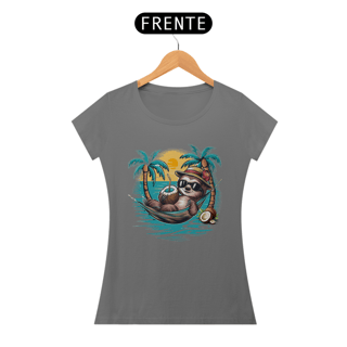 Nome do produto CAMISETA T-SHIRT ESTONADA, BICHO PREGUIÇA 