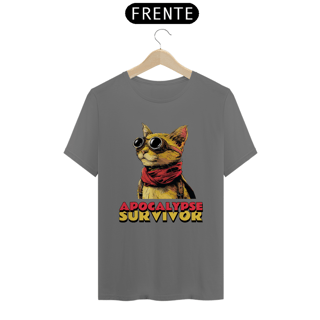 Nome do produto CAMISETA T-SHIRT ESTONADA, CAT APOCALYPSE