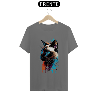 Nome do produto CAMISETA T-SHIRT ESTONADA, CAT COLOR