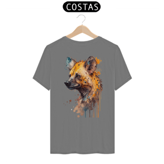 CAMISETA T-SHIRT ESTONADA COSTAS, HIENA