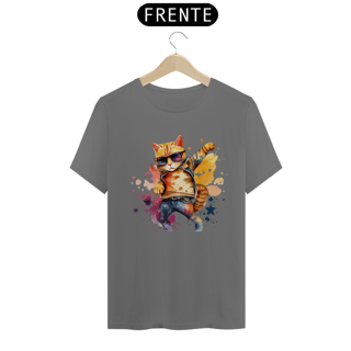 Nome do produto CAMISETA T-SHIRT ESTONADA, CAT FASHION