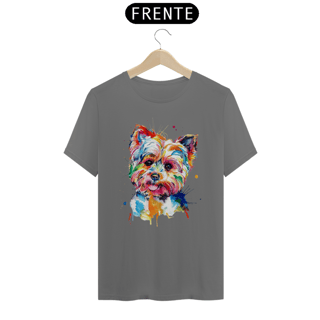 Nome do produto CAMISETA T-SHIRT ESTONADA, DOG YORKSHIRE TERRIER