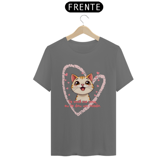 CAMISETA T-SHIRT ESTONADA, CAT FRASES