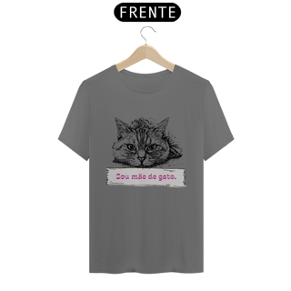 Nome do produto CAMISETA T-SHIRT ESTONADA, FRASES SOU MÃE DE GATO