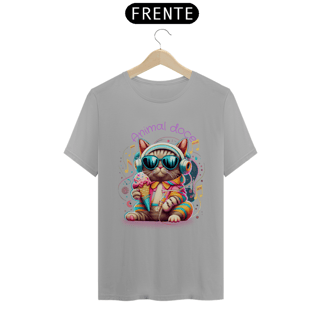Nome do produto CAMISETA T-SHIRT CLASSIC CAT, ANIMAL DOCE