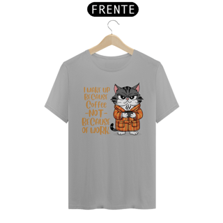 Nome do produto CAMISETA T-SHIRT CLASSIC, CAT COFFEE