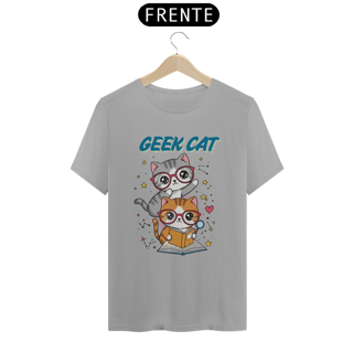 Nome do produto CAMISETA T-SHIRT CLASSIC, GEEK CAT