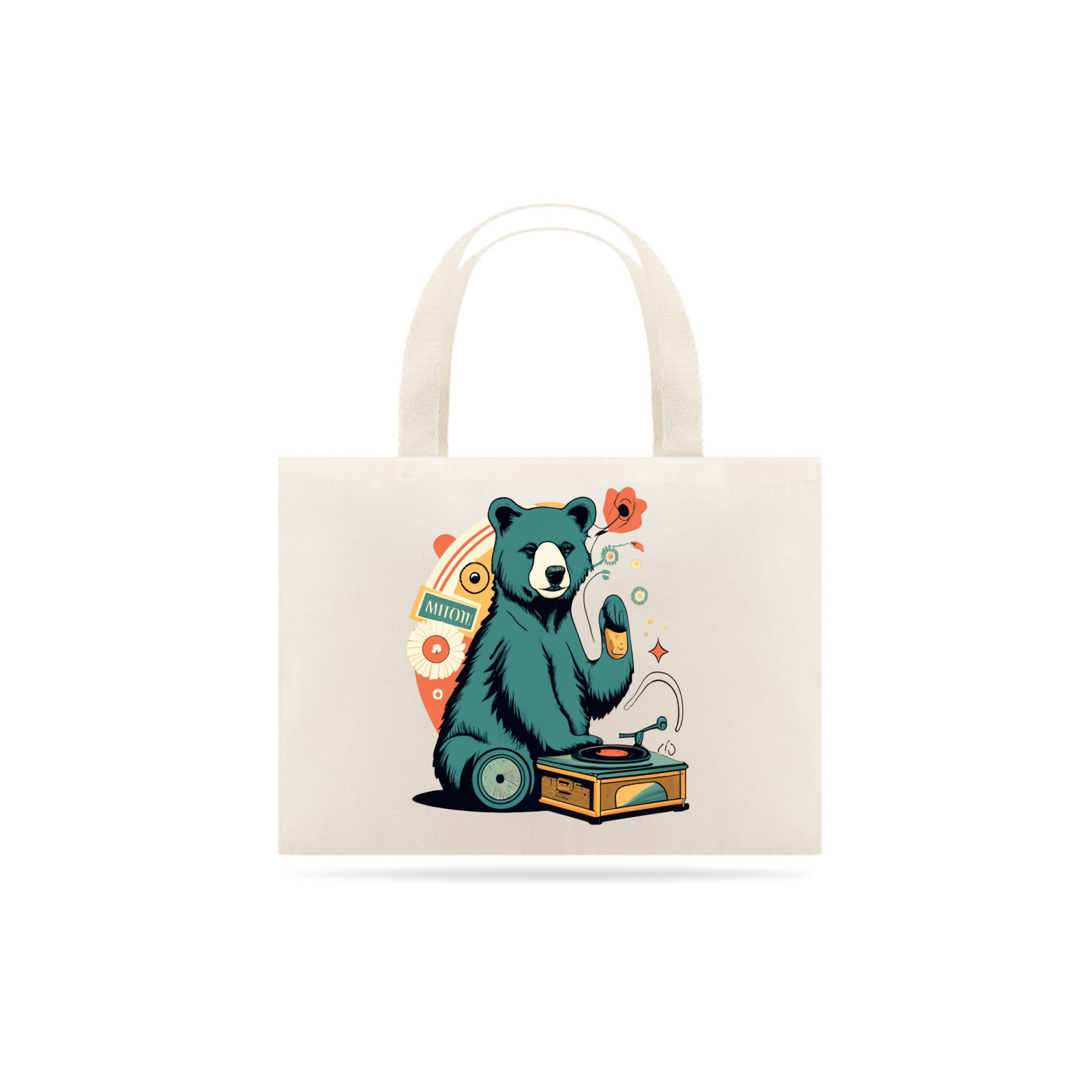 ECOBAG GRANDE CRU BEAR, 100% ALGODAO