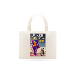 ECOBAG GRANDE CRU, DOG JOKER, 100% ALGODAO