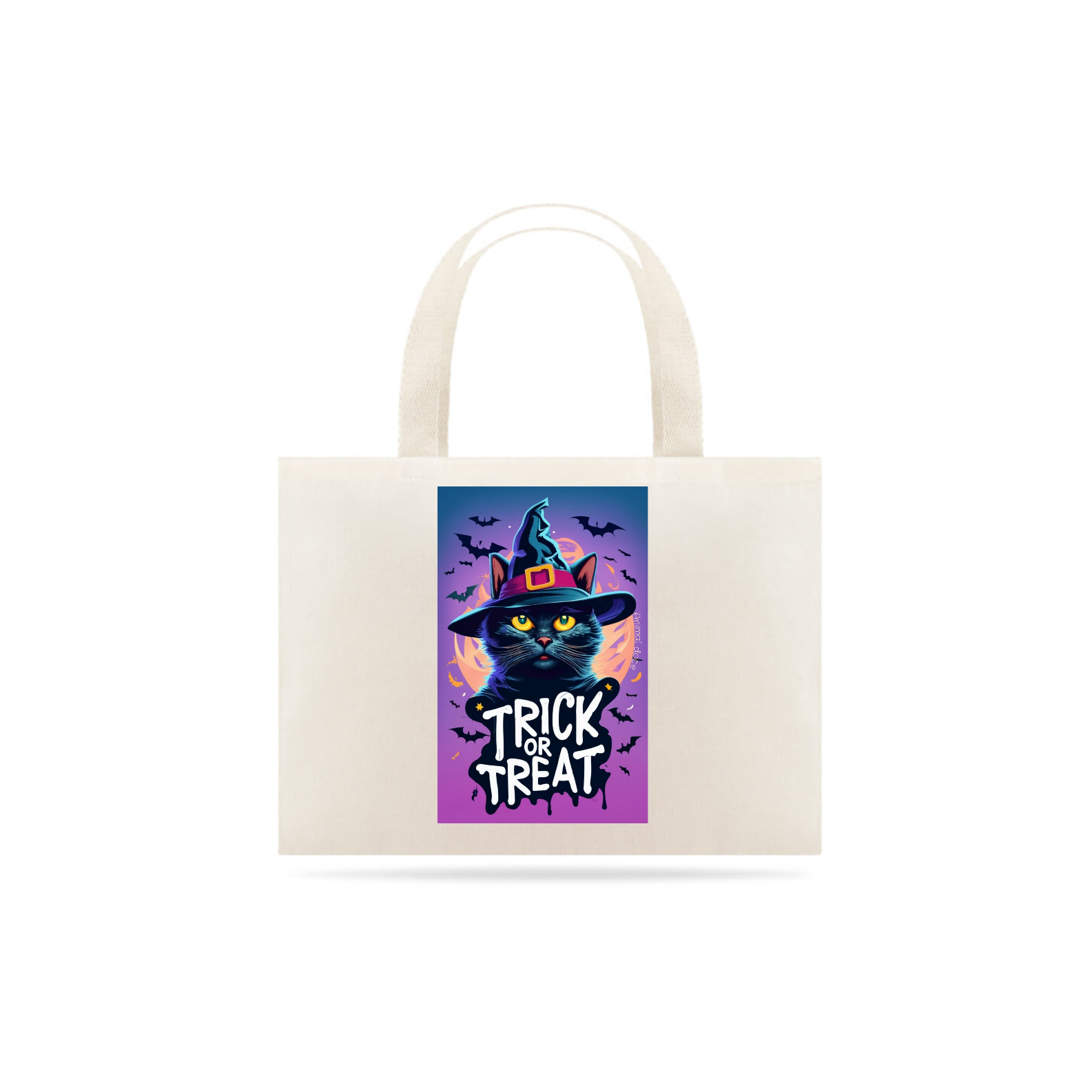 ECOBAG GRANDE CRU, 100% ALGODAO,TRICK OR TREAT