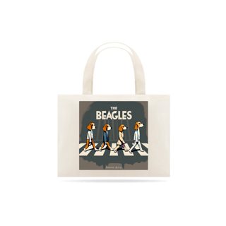 ECOBAG GRANDE CRU, THE BEAGLES CAPA, 100% ALGODAO