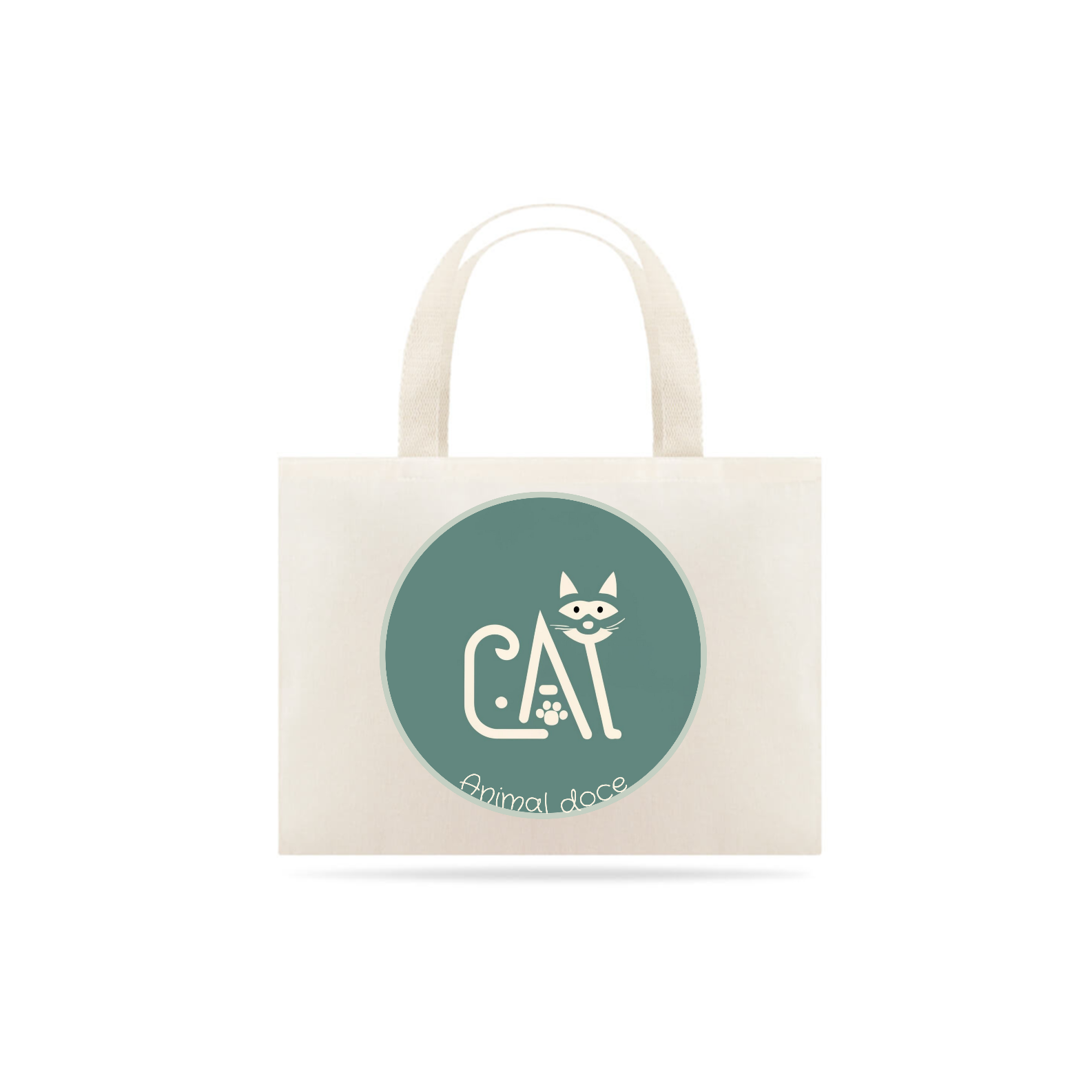 ECOBAG GRANDE CRU, CAT LETRAS, 100%ALGODAO